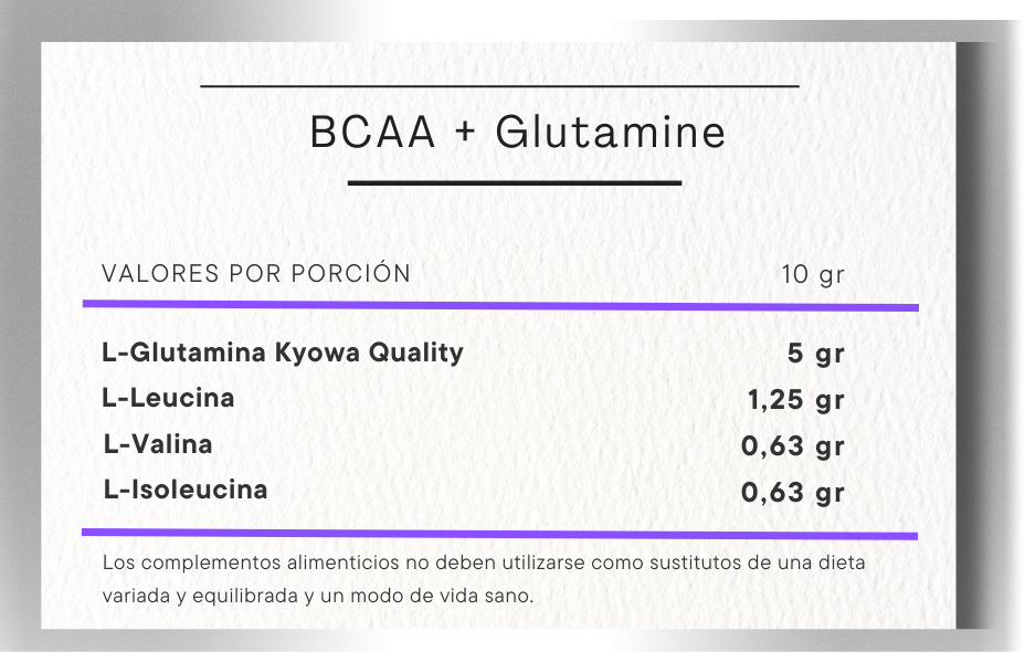 bcaa glutamine